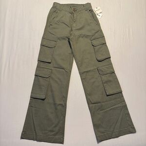 Arizona Jean Co. Lichen Green Cargo Jeans - Size 1